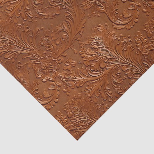 Westerne bruine Boheemse kunst Tissuepapier (Detail)