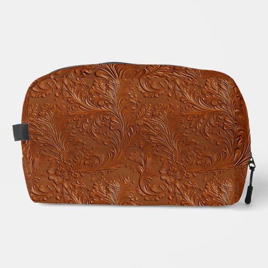 Westerne bruine Boheemse kunst Toilettasje (Voorkant)