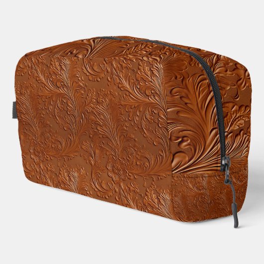 Westerne bruine Boheemse kunst Toilettasje (Rechterhoek)