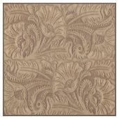 Westerne bruine faux lederen stof 9" voor kruis (Swatch)