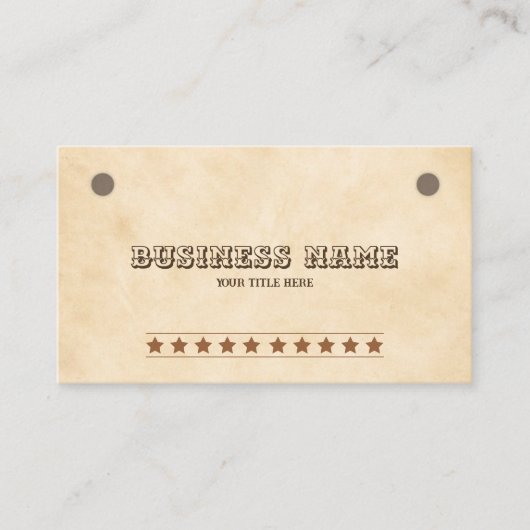 Westerne bruine QR-code zuidelijk Visitekaartje (Voorkant)