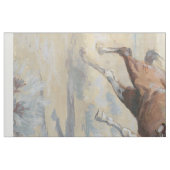  Westerne Bucker CM Russell-Lg Print Stof (Fat Quarter)