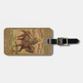 Westerne Buffalo Bill Wild West Bagagelabel (Voorkant horizontaal)