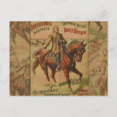 Westerne Buffalo Bill Wild West Briefkaart (Voorkant)