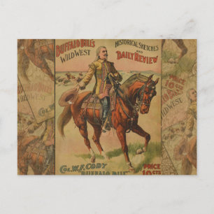 Westerne Buffalo Bill Wild West Briefkaart