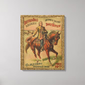Westerne Buffalo Bill Wild West Canvas Afdruk (Voorkant)