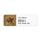 Westerne Buffalo Bill Wild West Etiket (Voorkant)