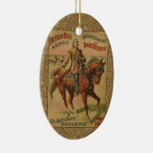 Westerne Buffalo Bill Wild West Keramisch Ornament (Rechts)