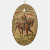 Westerne Buffalo Bill Wild West Keramisch Ornament (Links)