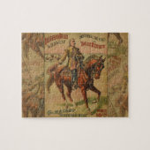 Westerne Buffalo Bill Wild West Legpuzzel (Horizontaal)
