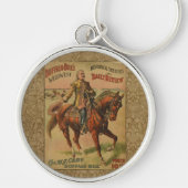 Westerne Buffalo Bill Wild West Sleutelhanger (Voorkant)