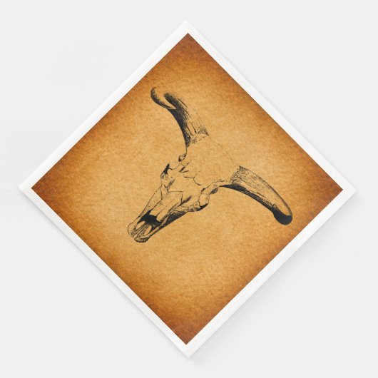 Westerne Bull Horns Servet (Hoek)