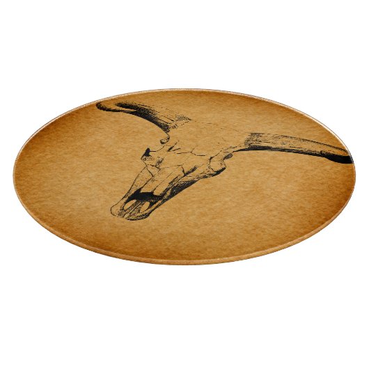 Westerne Bull Horns Snijplank (Hoek)