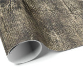 Westerne Bull Skull Rustic Barn Wood Sepia  Cadeaupapier (Rol Hoek)