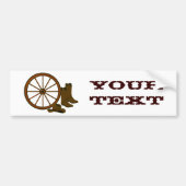 Westerne Bumpersticker (Voorkant)