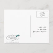 Westerne Burlap Wedding RSVP Uitnodiging Briefkaart (Achterkant)