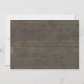 Westerne cactus Wedding-uitnodigingen Kaart (Achterkant)