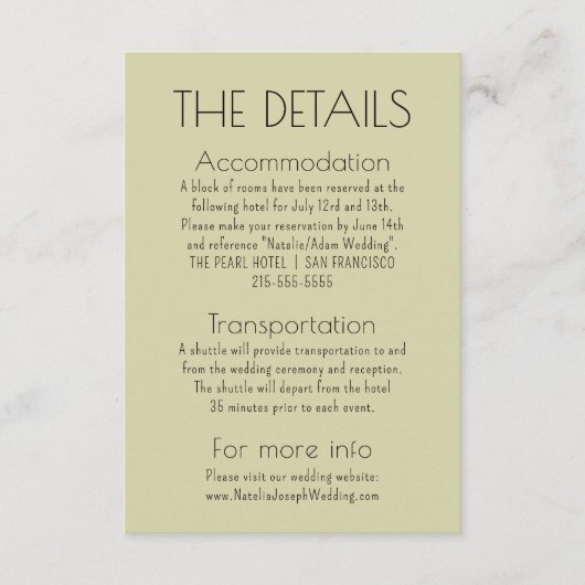 Westerne cactus woestijn modern boho bruiloft deta informatiekaartje (Voorkant)