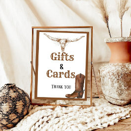 Westerne Cadeaus en Kaarten Vrijgezellenfeest Sign Poster