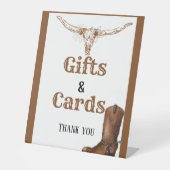 Westerne Cadeaus en Kaarten Vrijgezellenfeest Sign Reclamebord Met Voetstuk (Voorkant)