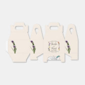 Westerne Calla Lily Posh Bruiloft Favor Box Bedankdoosjes (Uitgevouwen)