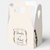 Westerne Calla Lily Posh Bruiloft Favor Box Bedankdoosjes (Geopend)