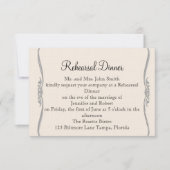 Westerne Calla Lily Posh Wedding Rehearsal Kaart (Voorkant)