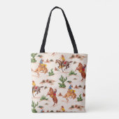 Westerne Canvas tas (Achterkant)