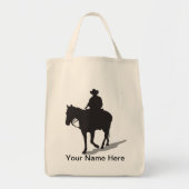 Westerne Canvas tas voor paarden en andere (Voorkant)