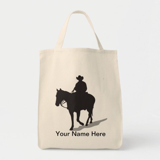 Westerne Canvas tas voor paarden en andere (Voorkant)