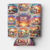 Westerne Chili Cookoff Scenes 1 Blikjeskoeler (Voorkant)