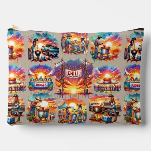 Westerne Chili Cookoff Scenes 1 Etui (Voorkant)
