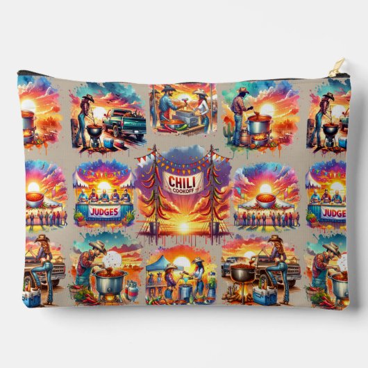 Westerne Chili Cookoff Scenes 1 Etui (Achterkant)