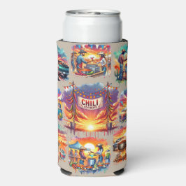 Westerne Chili Cookoff Scenes 1 Seltzer Blikjeskoeler