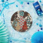 Westerne Christmas Tree Party Papieren Borden Papieren Bordje (Feest)