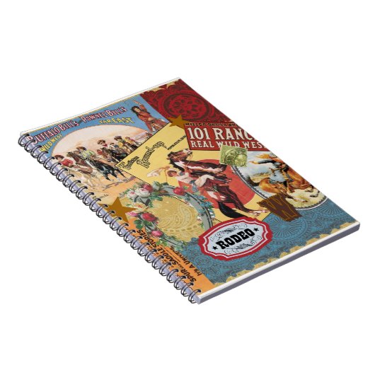  westerne collage-laptop notitieboek (Rechterzijde)