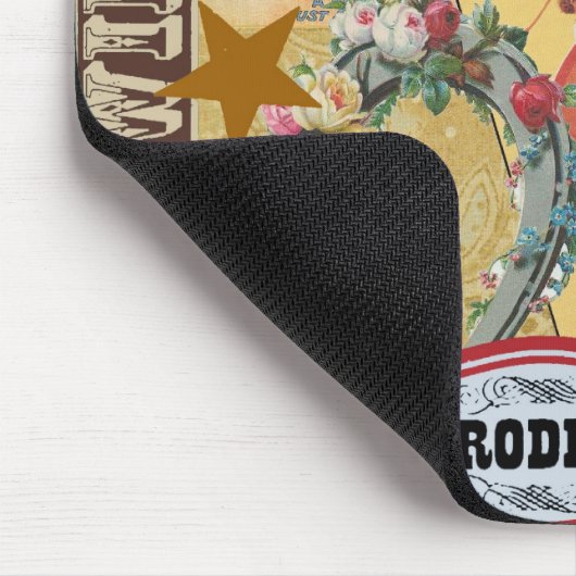  westerne collage mousepad muismat (Hoek)