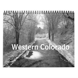Westerne Colorado in zwart-wit Kalender