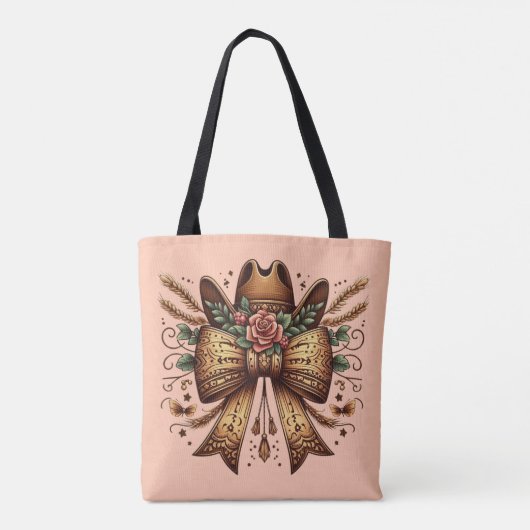 Westerne Coquette Bow Tote Bag (Achterkant)