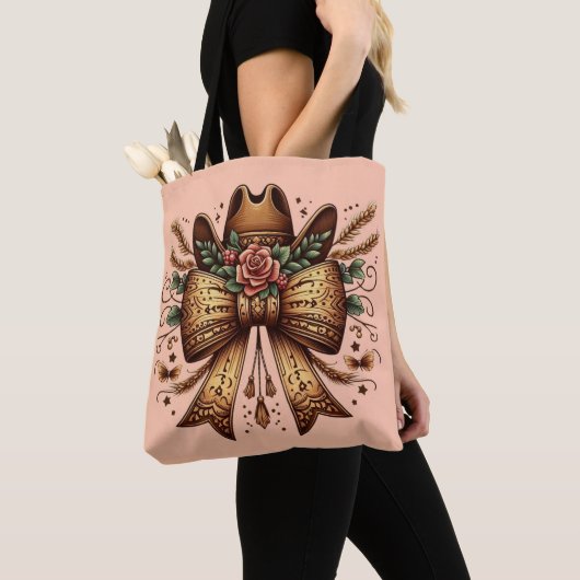 Westerne Coquette Bow Tote Bag (Dichtbij)