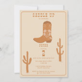 Westerne Country Cowboy Boots Zadelen Verjaardag O Kaart (Voorkant)