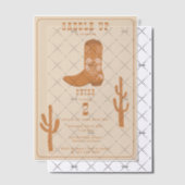 Westerne Country Cowboy Boots Zadelen Verjaardag O Vellum Uitnodigingen (Offset (Uitnodiging))