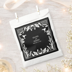 Westerne Country Cowboy Rustic Wedding Bedankzakje