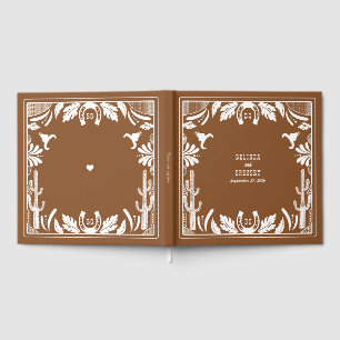 Westerne Country Cowboy Rustic Wedding Gastenboek