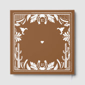 Westerne Country Cowboy Rustic Wedding Gastenboek (Achterkant)