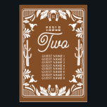 Westerne Country Cowboy Rustic Wedding Kaart<br><div class="desc">Een modern Western cowboy cowgirl stijl ontwerp met handgetekende elementen van een koe schedel, hoefijzers, bloemen en cactus ornamenten. Bruin en wit bloemige rand bruiloft ontwerp met de hand getrokken bloemen, cactus, koe schedel en hoefijzers. Dit moderne Westerne bruiloftsontwerp is ideaal voor alle seizoenen. Een elegant bruin-wit ranch, boerderij of...</div>
