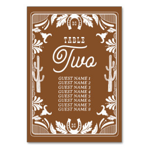Westerne Country Cowboy Rustic Wedding Kaart