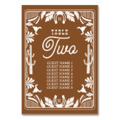 Westerne Country Cowboy Rustic Wedding Kaart (Voorkant)