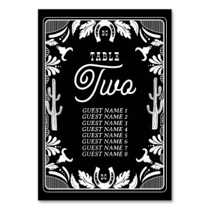 Westerne Country Cowboy Rustic Wedding Kaart