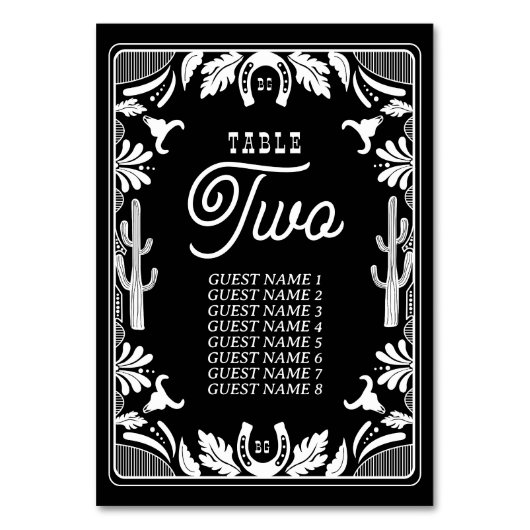 Westerne Country Cowboy Rustic Wedding Kaart (Achterkant)